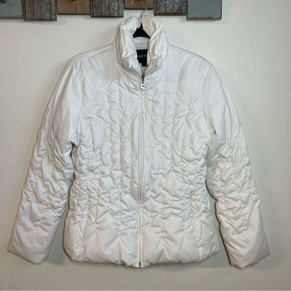 Nine West Down Puffer Jacket Size Large - Picture 3 of 11